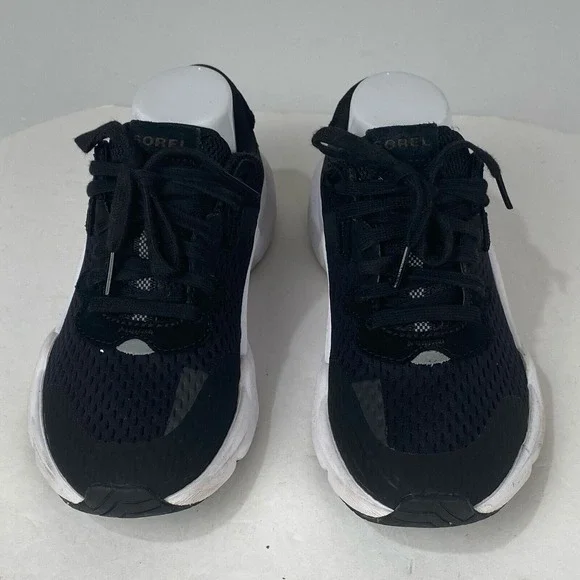 Sorel‎ Kinetic Women's Size 8 Rnegd Lace Black White Sneaker Women's Athletic - Picture 2 of 14